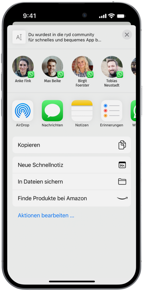 iphone 14 refer a friend freunde werben invite de