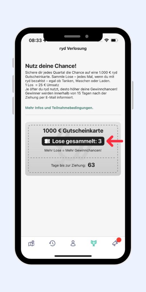 ryd Verlosung - 1.000 € ryd Gutscheinkarte gewinnen